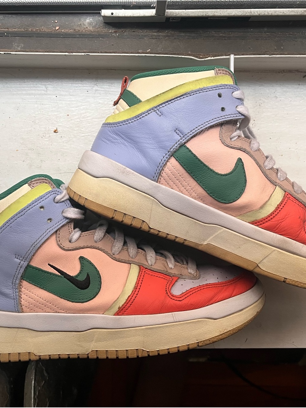Nike Dunk High Up Women’s Sneakers Pastel Size 9